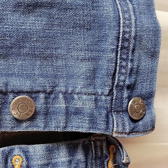 J. Crew Factory Short Denim Jacket Size M - Picture 3 of 8